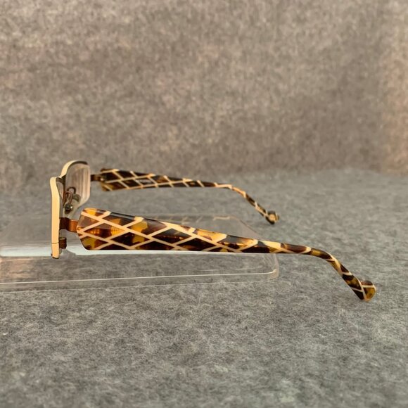 Etina Barcelona Women’s Bergerac Havana Optical/Prescription Eyeglasses Frame - Picture 9 of 14